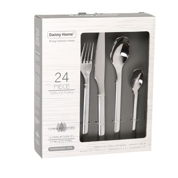 Bestickset Dune 24 delar Silver Rostfritt Stål