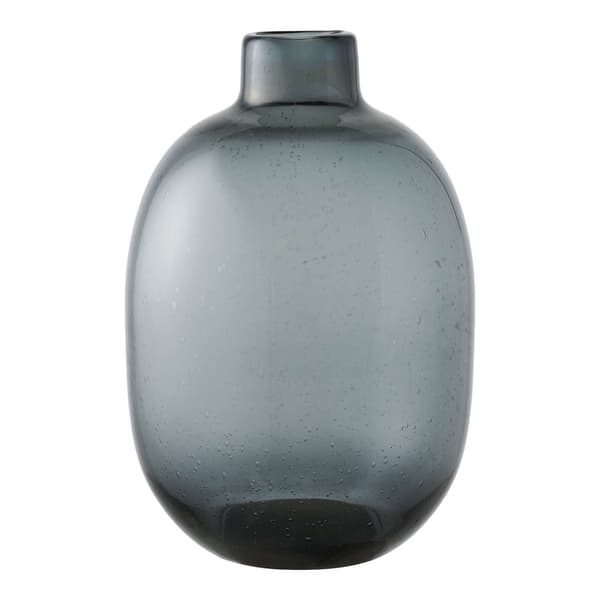 Vase, 23x35 cm, Sort, Glas