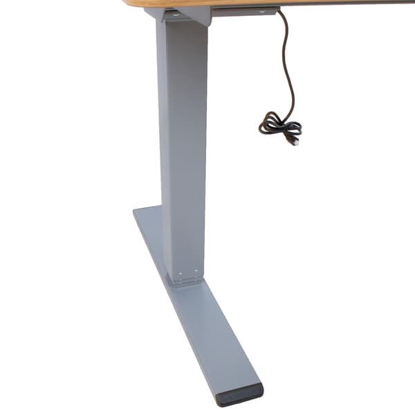 Bordben Ergo Optimal 110x62x127 cm Silvergrå