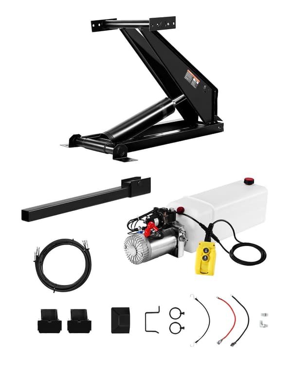 Hydrauliskt tipplyftkit, 109x61x25,5 cm, stål