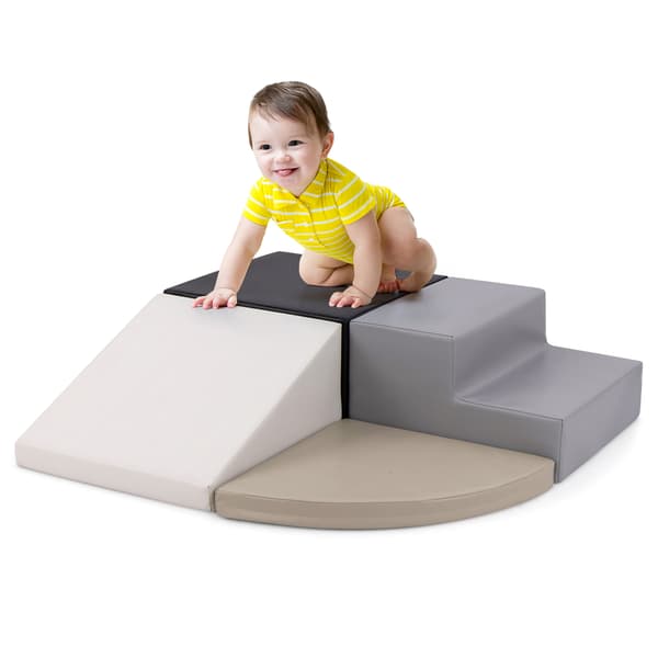 Climb and Crawl skumblok legesæt 4 dele sort