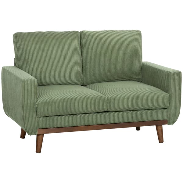 Sofa 134x74x84 cm Grøn kordfløjl polstring