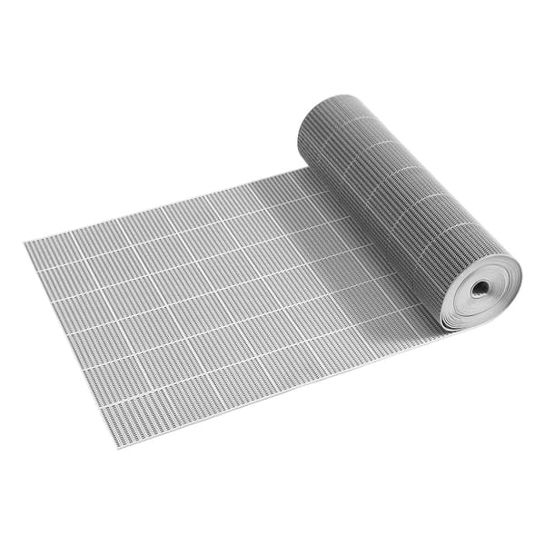 Dräneringsmatta 90x1500 cm grå PVC