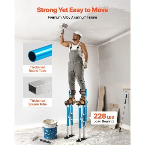 Gipsväggsstilts HCST-24BL 615-1023 mm Justerbar Blå