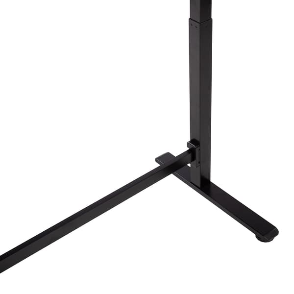 Skrivebord ERGO manuel 120x60xH70-115 cm, eg/sort