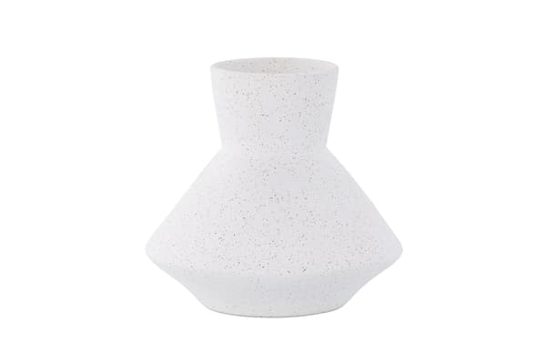 Vase Rellis 10x20x22 cm Hvid