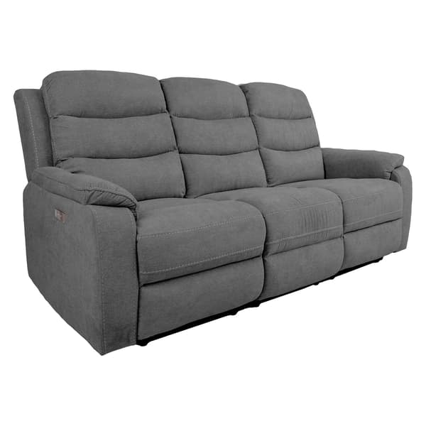 Fåtöljsoffa Mimi 208x93x102 cm Grå Tyg