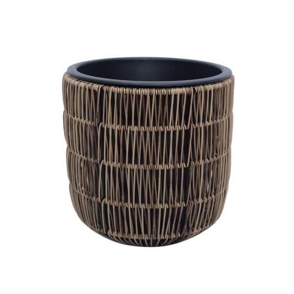 Planter 27x28 cm ljusbrun korg