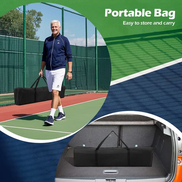 Pickleballnet-system, 674x60,5x92 cm, Sort Gul , Star