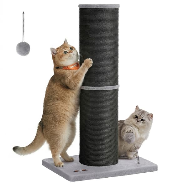 Kattträd 50x40x85 cm Svart Sisal