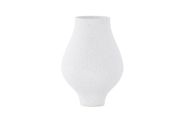 Vase Rellis 10x24x14 cm Hvid