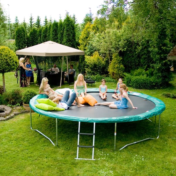 Trampolinstege 98x52 cm Stål