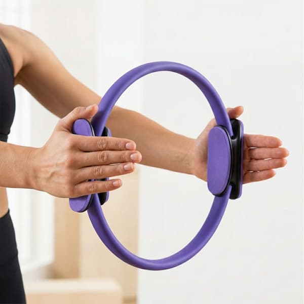 6-delars Pilatesset: ring, boll, band, Kodustaar