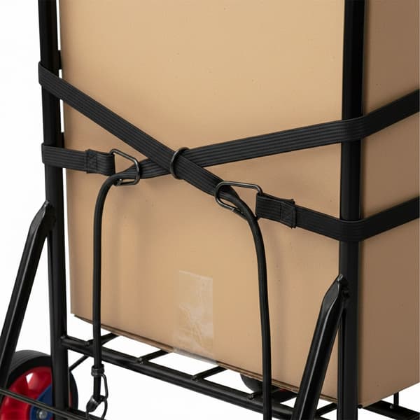 Hopfällbar shoppingvagn 100x44x34 cm stål, Kodustaar
