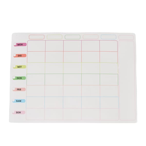 Whiteboard-set, 30x42 cm, Vit, Plast, Kodustaar