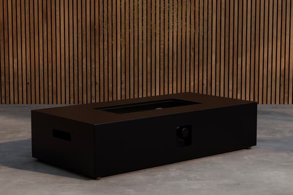 Ildsted, Kea, 137x69x31 cm, Sort