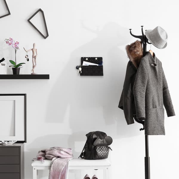 Hängande förvaringskorgar set, 20x25x16,5 cm, grå, plast, Kodustaar