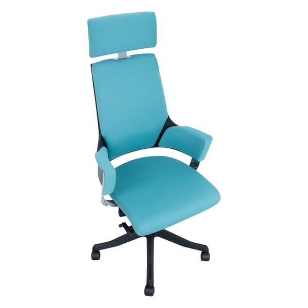 Kontorstol Delphi 70x70x117,5-133,5 cm Blå