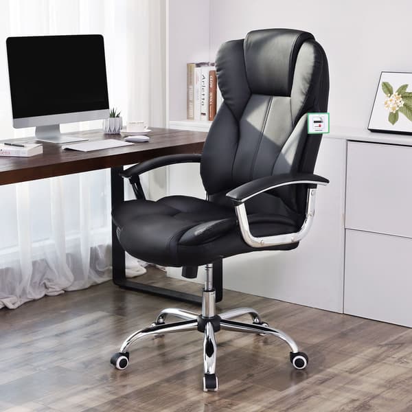 Kontorstol, 69,5x60x119,5 cm, Sort