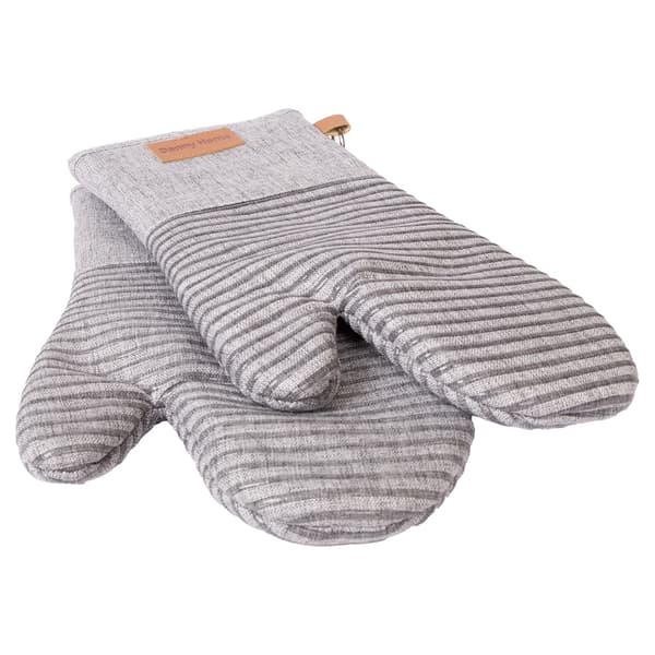 Ovnvanter Anneli 31 cm grå polyester bomuld