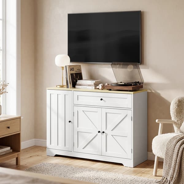 Sideboard 100x40x81 cm Vit MDF