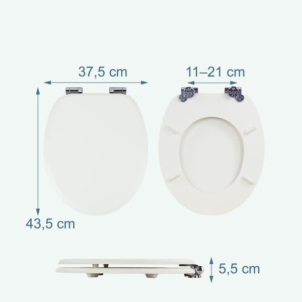 WC-istuin, Soft-Close, MDF, Kodustaar
