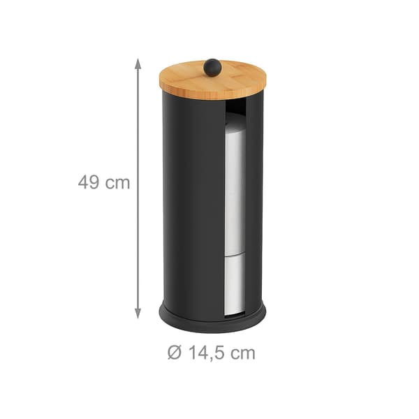 Toiletpapirholder 3 ruller metal opbevaring, Kodustaar