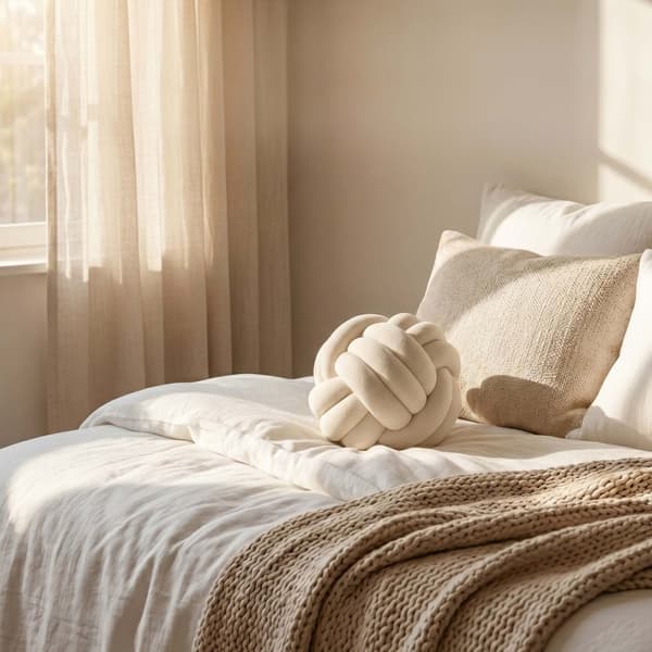 Knot Pude, uldkugle til sofaen, Kodustaar