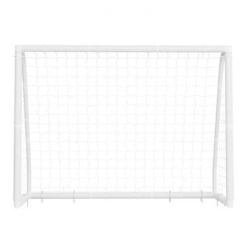 Fodboldmål sæt 2,44x1,82 m hvid
