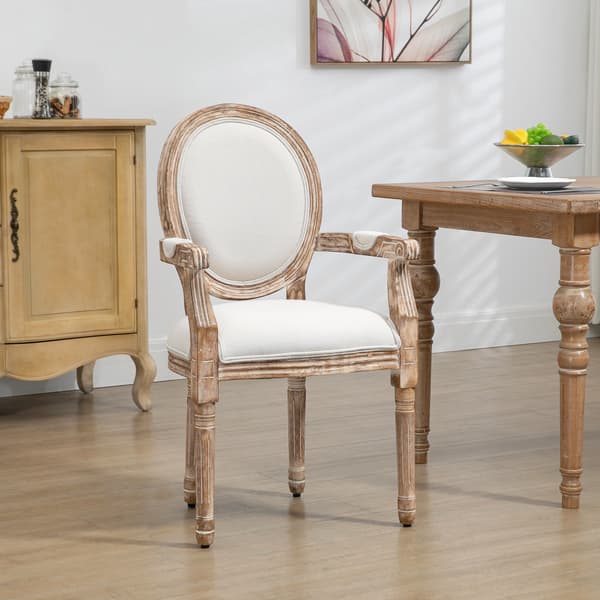 Spisebordsstol, 56x56x96 cm, Creme