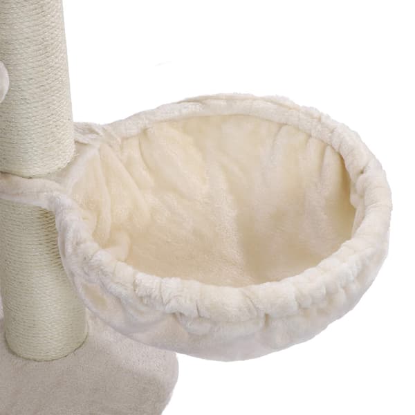Kattträd 70x60x112 cm Beige