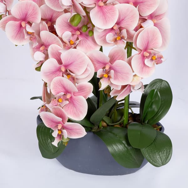 Tekokukka orkideakimppu 64 cm vaaleanpunainen