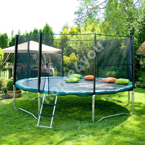 Trampolinnät 426 cm Svart