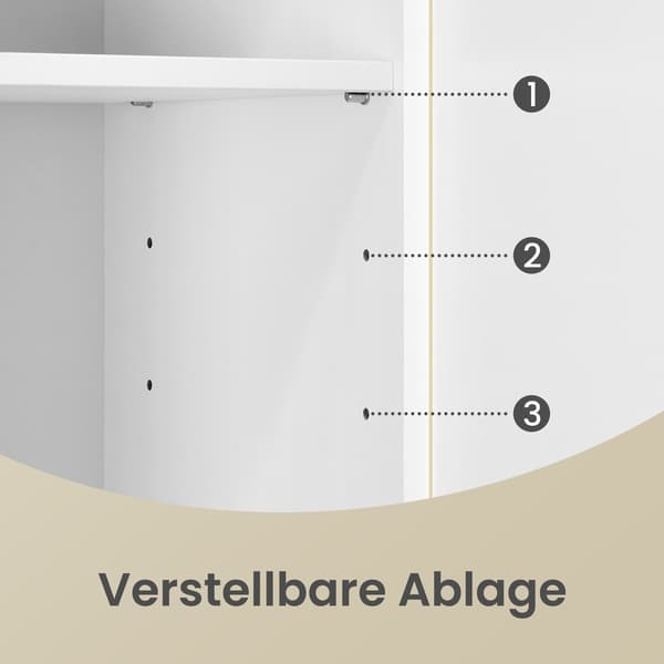 Baderomsskap 30x70x64 cm Hvit MDF