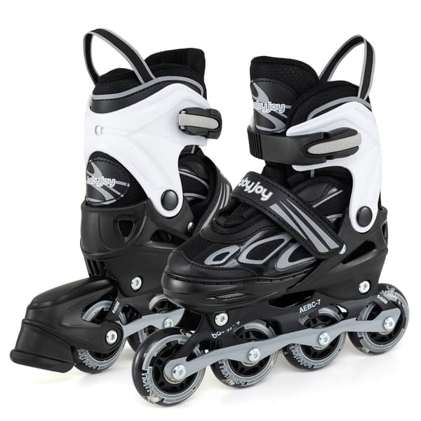 Justerbare Inline Rulleskøjter til Børn, Sort