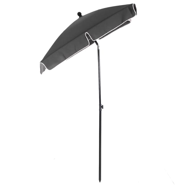 Parasol, 198x130x245 cm, Grå