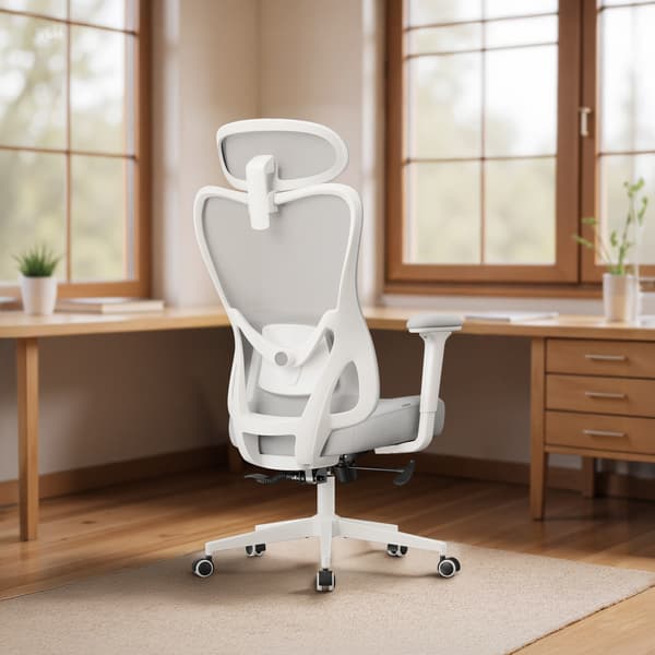 Kontorstol 70x70x113-130 cm Grå