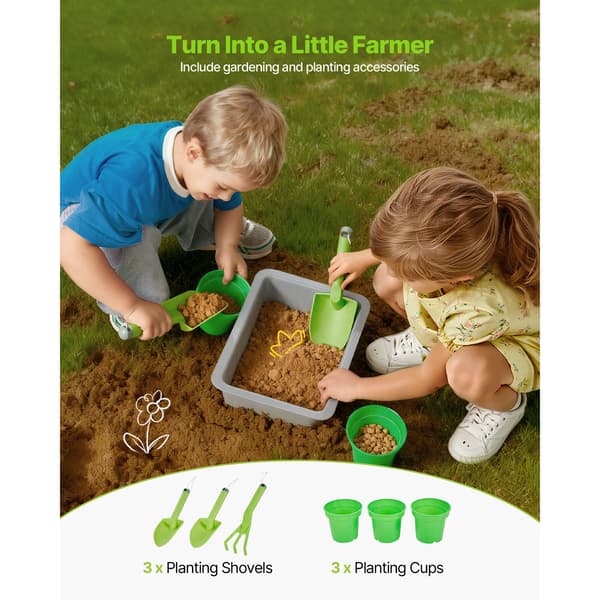 Mud Kitchen, 88x32,6x90 cm, Grøn, Træ