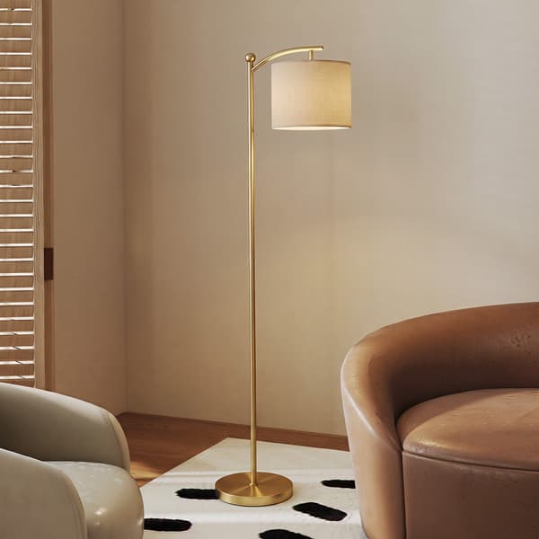Gulvlampe 54,3x30,6x159,6 cm Guld