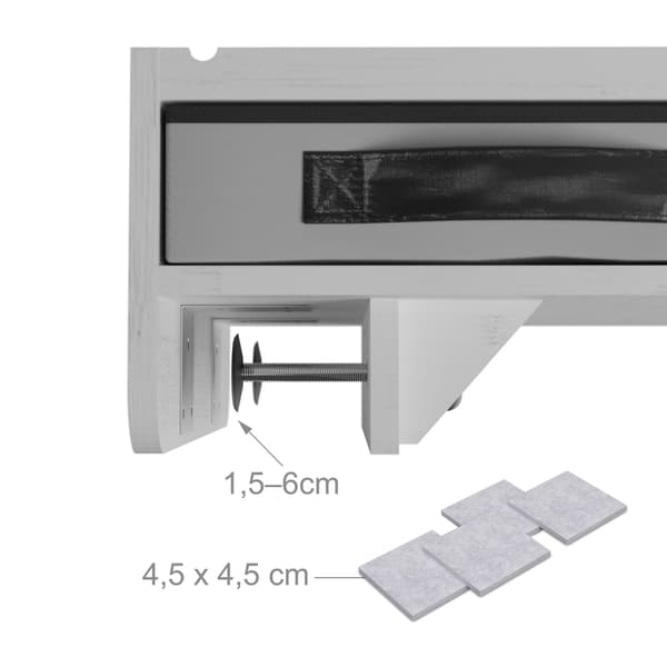 Sengebord, 14x37x26,5 cm, Bambus, Kodustaar