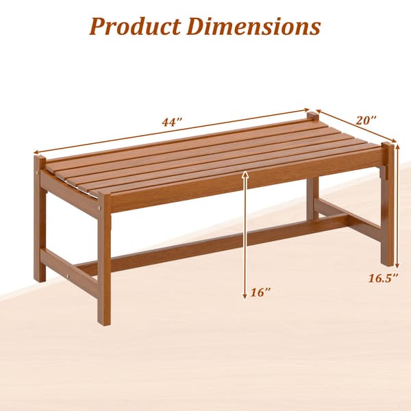 Ulkopenkki 1 kpl 112x51x42 cm tiikki
