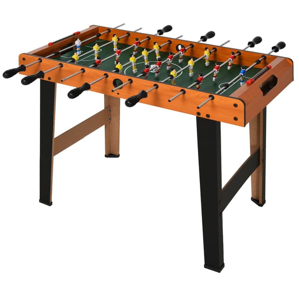 Bordfodboldbord 84,5x40x61,2 cm Sort, Rustfrit Stål