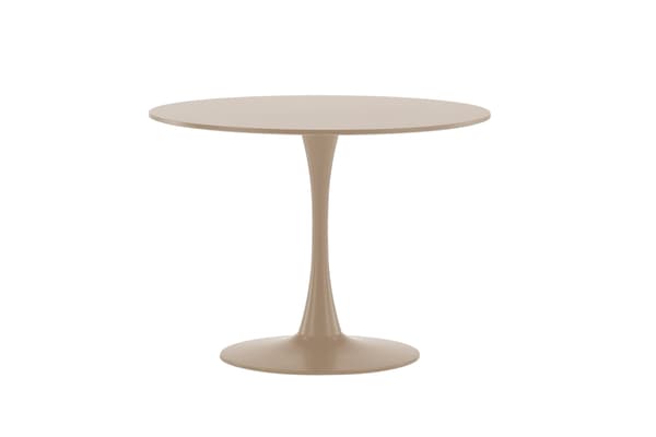 Spisebord 100x75 cm Beige MDF Stål