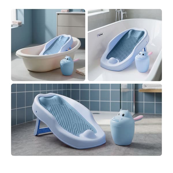 Badstöd för baby med flodhästmugg, Kodustaar
