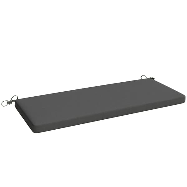 Bänkdyna 110x46 cm Mörkgrå Vattenavvisande Polyester