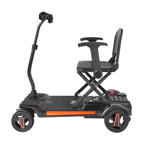 Elektrisk mobilitetsscooter, 97x57x81 cm, Sort, Sammenklappelig