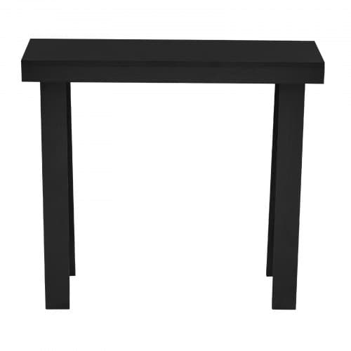 Konsolbord, 91,5x30,5x81 cm, Sort, Træ
