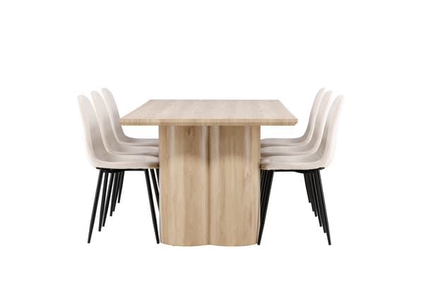 Spisebord Olivia 210x100 cm Hvid