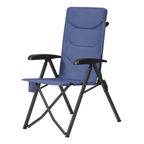 Campingstol 70x60x110 cm Blå