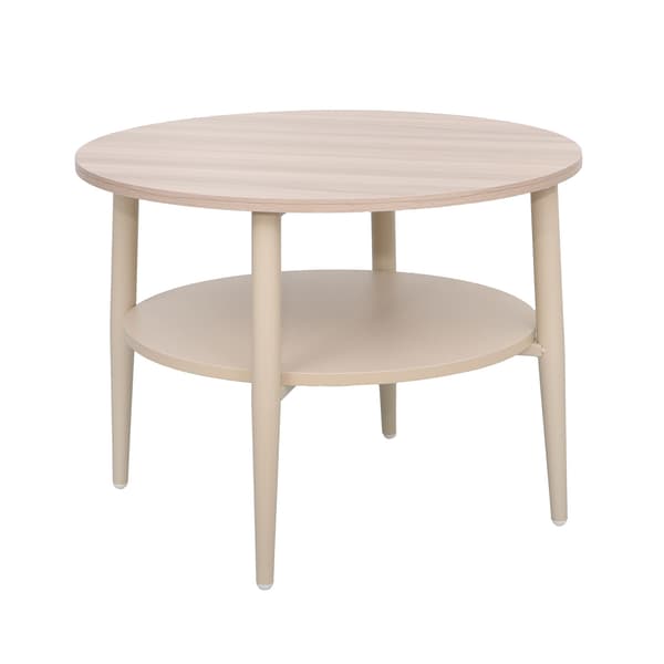 Soffbord LESTER 60x60x45 cm Beige Trä